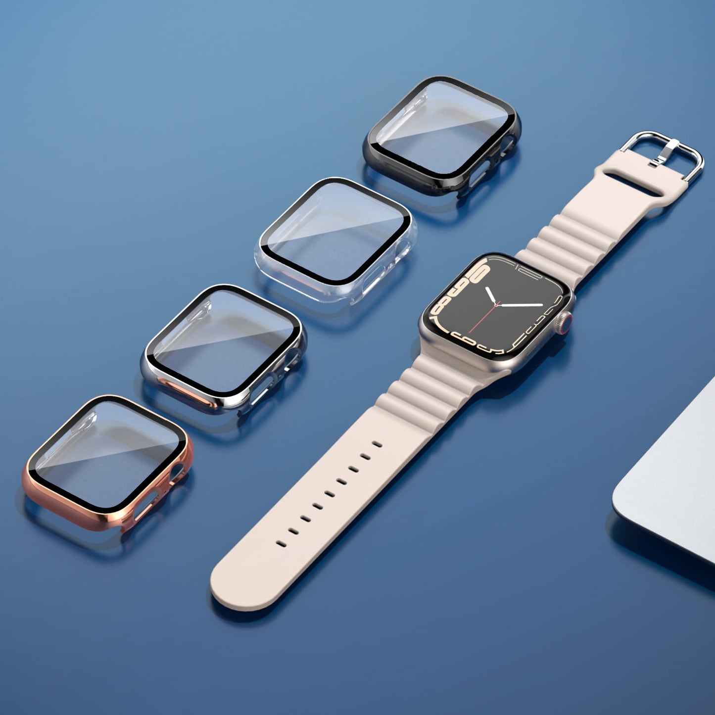 Crystal™ - Apple Watch Displayschutz mit gehärtetem Glas