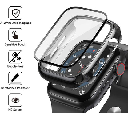 Crystal™ - Apple Watch-schermbeschermer met gehard glas