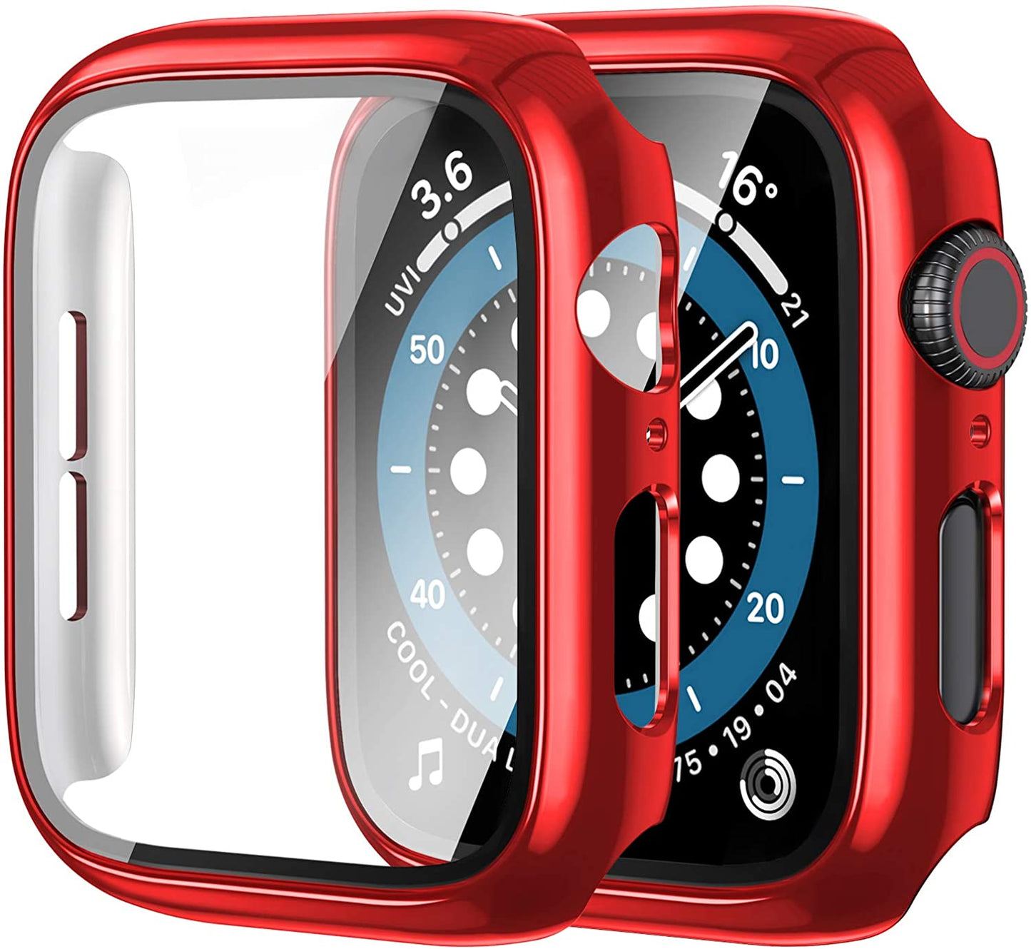 Crystal™ - Protecteur d'écran Apple Watch avec verre trempé