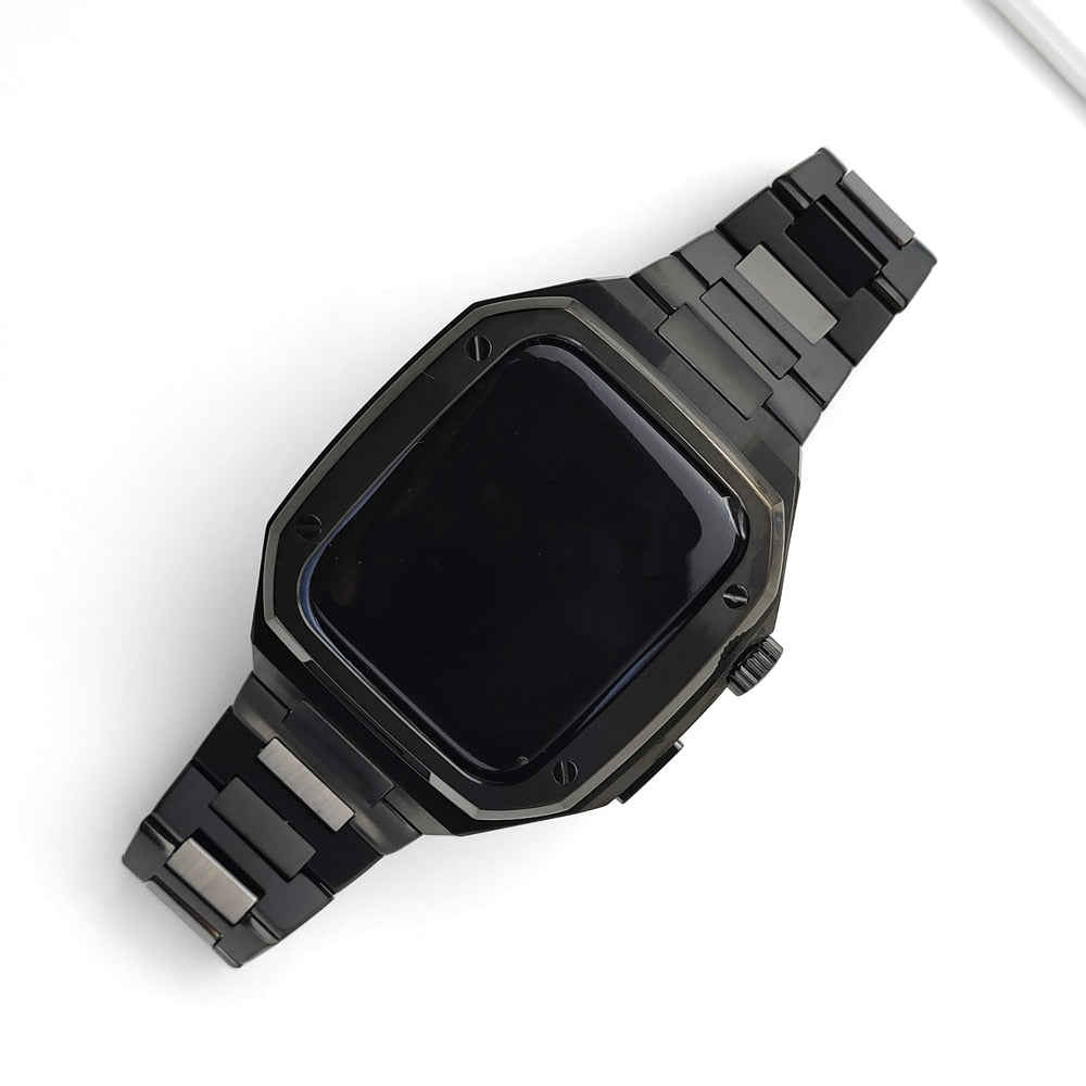 Royal™ Metal Series – Armband + Schutz für Apple Watch 