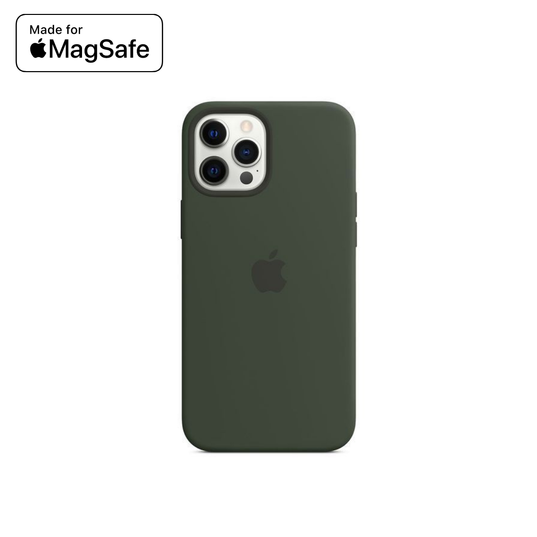 Coque silicone avec MagSafe pour iPhone 12 - 15 séries