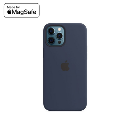 Coque silicone avec MagSafe pour iPhone 12 - 15 séries