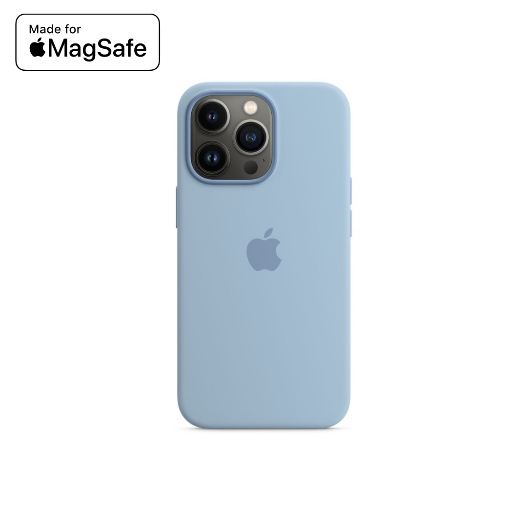 Coque silicone avec MagSafe pour iPhone 12 - 15 séries