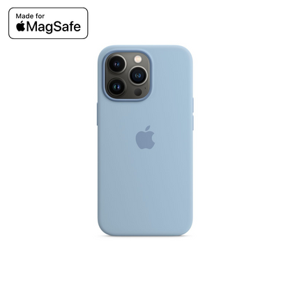 Coque silicone avec MagSafe pour iPhone 12 - 15 séries