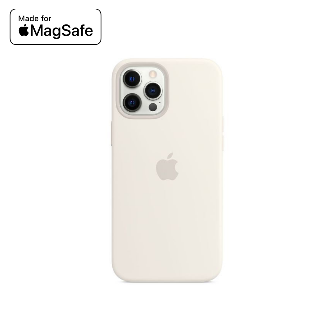 Coque silicone avec MagSafe pour iPhone 12 - 15 séries