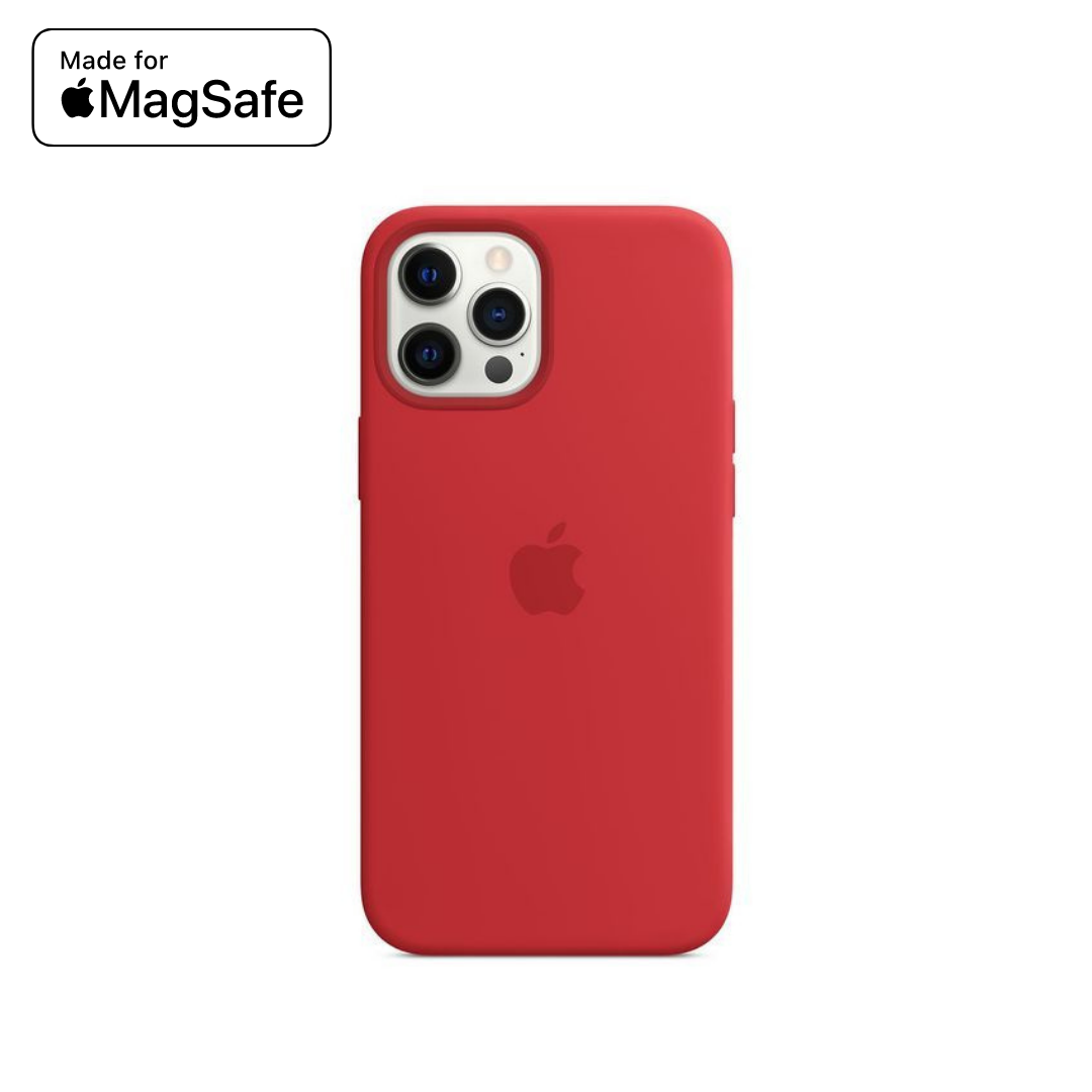 Coque silicone avec MagSafe pour iPhone 12 - 15 séries