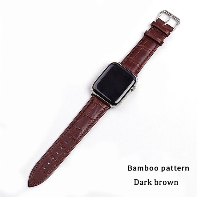 Leren bandje voor Apple Watch